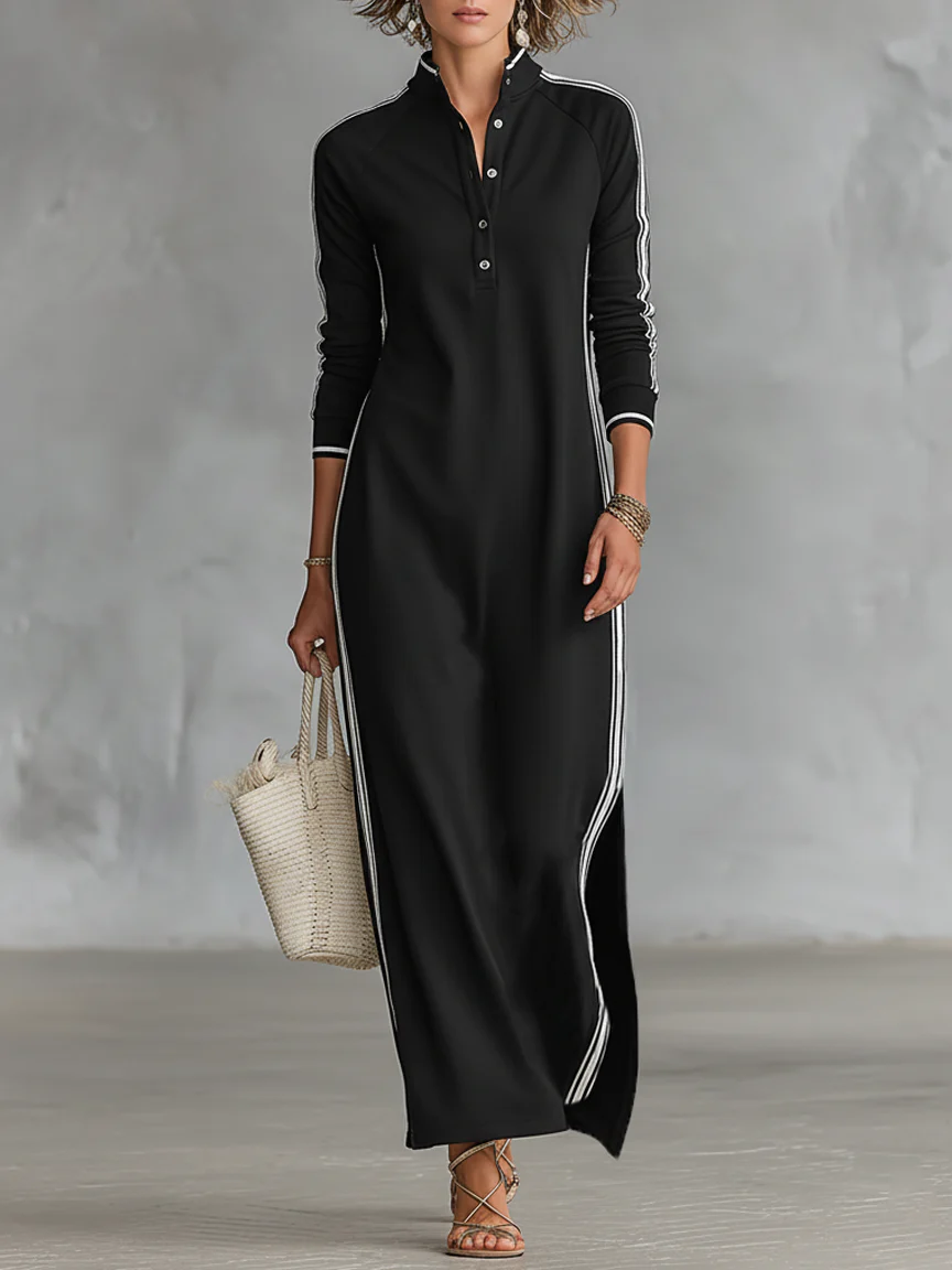 Bianca | Vestido Maxi Blanco de Estilo Minimalista