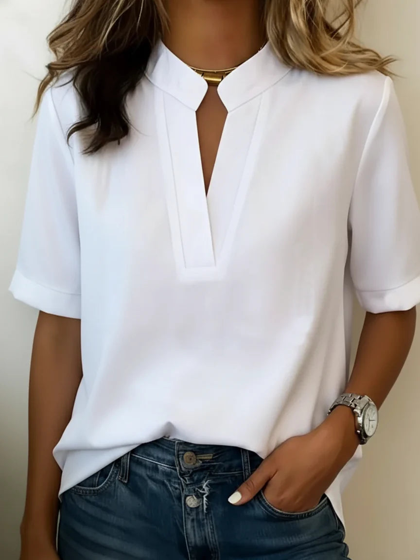 Beatriz | Camisa de manga corta de corte holgado