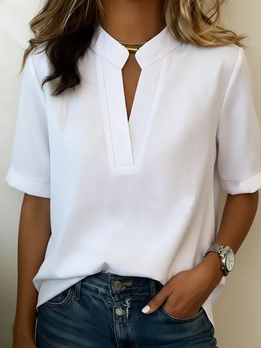 Beatriz | Camisa de manga corta de corte holgado