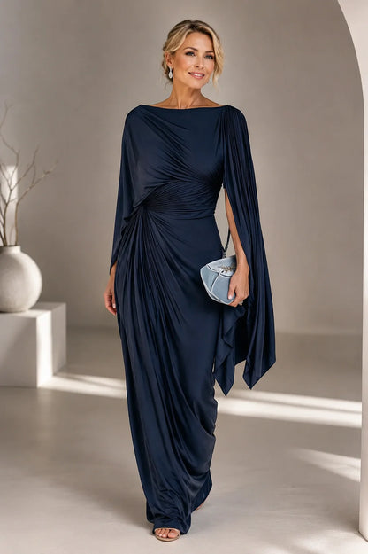 Lyssa | Vestido largo con pliegues