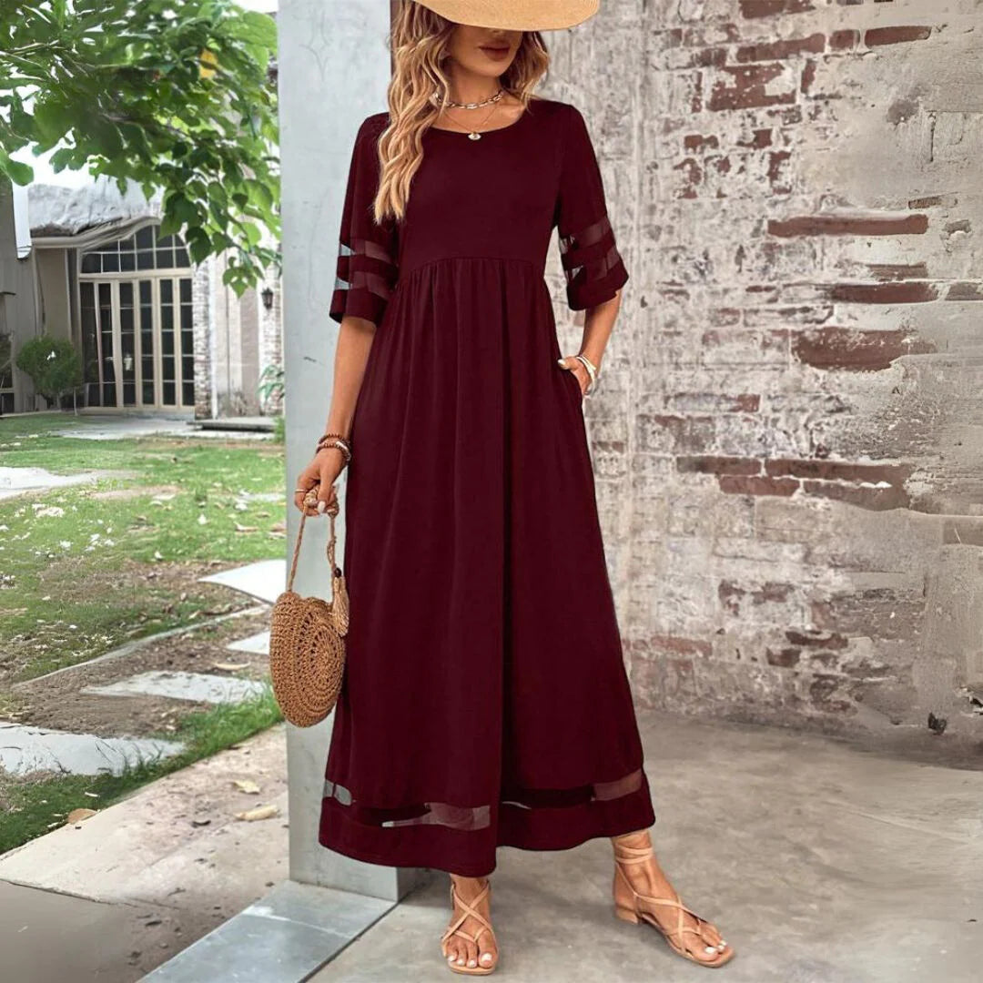 Carmen | Vestido midi que estiliza la silueta y alisa el abdomen