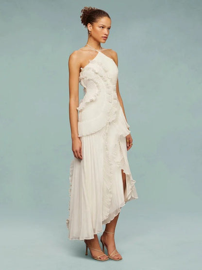 Camila | Vestido Romántico Asimétrico