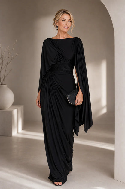 Lyssa | Vestido largo con pliegues
