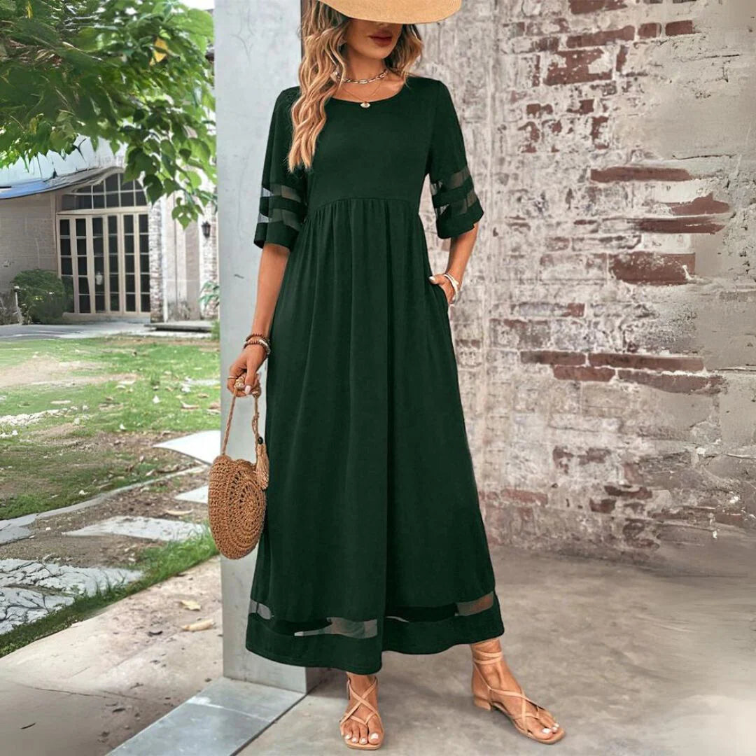Carmen | Vestido midi que estiliza la silueta y alisa el abdomen