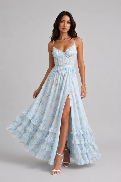 Violetta| Vestido midi fluido con escote V