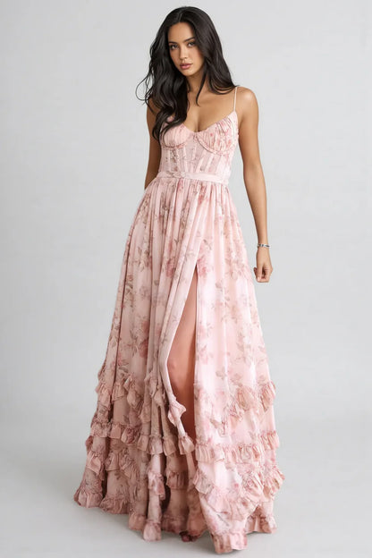 Violetta| Vestido midi fluido con escote V