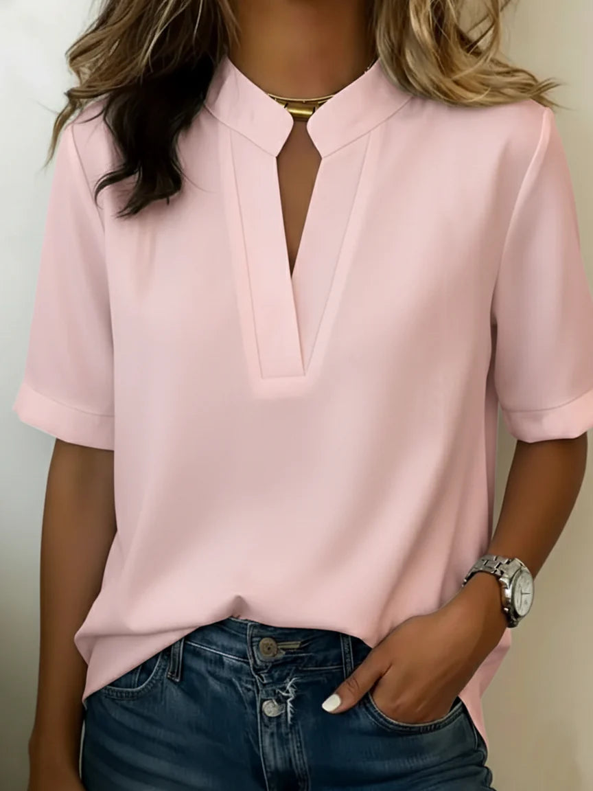 Beatriz | Camisa de manga corta de corte holgado