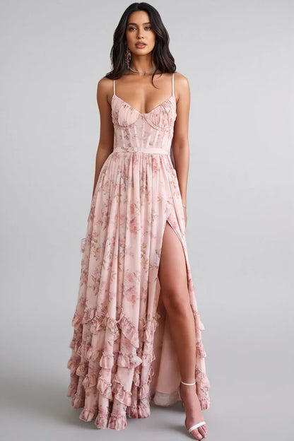 Violetta| Vestido midi fluido con escote V