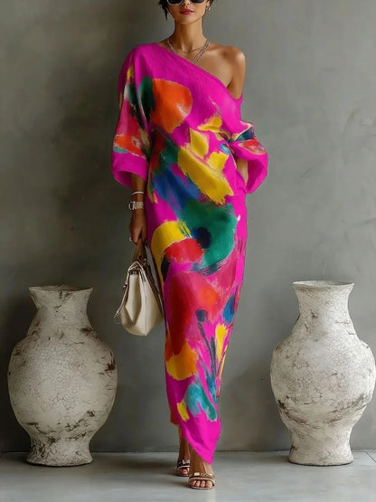 Serena | Vestido de un hombro.