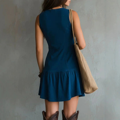 Rocío | Minivestido Bohemio sin mangas